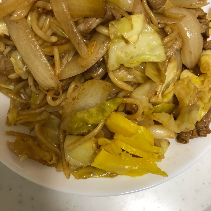 鰹節で作る✨ソース焼きそば(^^)